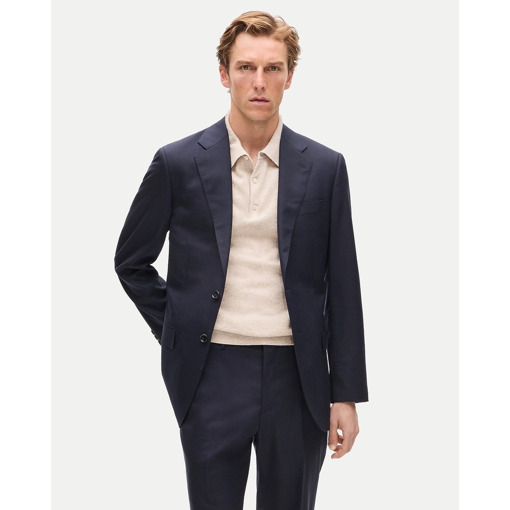 J.Crew Mens 40L Crosby Suit Jacket Navy Blue Loro Piana Wool Blazer NWT BM161